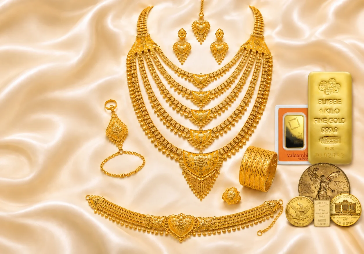Traditional gold jewelry